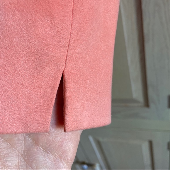 Talbots Y2K Salmon Ultrasuede Jacket | Size 4 - Picture 4 of 8